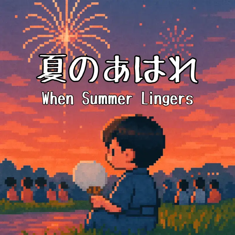 夏の空気を閉じ込めたノスタルジックな風景を描く、ORIGAMI OBAKE TOKYOのEP「夏のあはれ」ジャケット画像